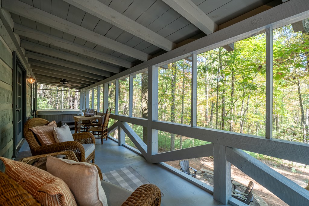 250 Chinkapin Drive Blue Ridge, GA 30513 - Photo 37 of 50 a living room with furniture and a large window