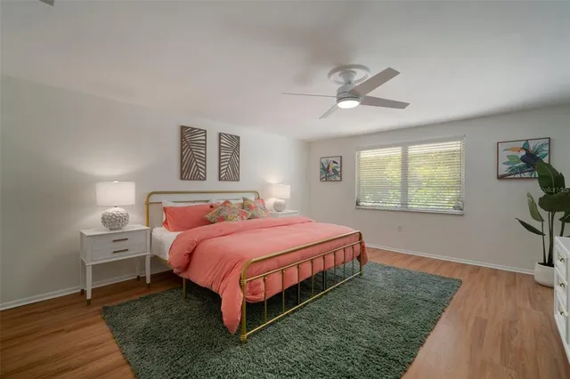 a large kitchen with stainless steel appliances lots of counter top space