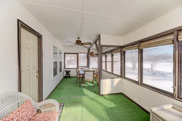 a very nice looking room with a large window