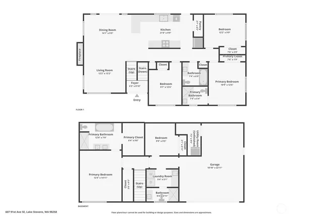 $849,950 | 607 91st Avenue Southeast, Lake Stevens, WA 98258