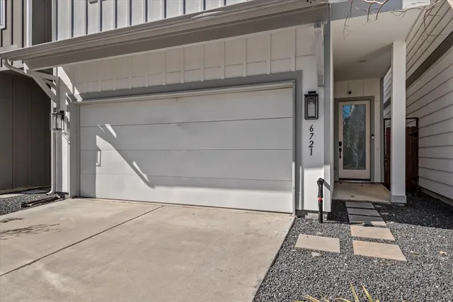 a view of front door