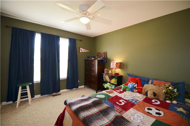 805 Sunset Point Mount Juliet, TN 37122 - Photo 13 of 15 Bedroom 3 Located On Main Level With Ceiling Fan