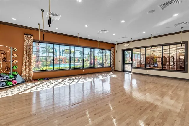 a view of a building with a porch