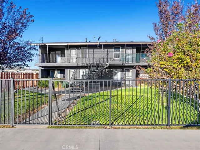 a view of a house with a balcony
