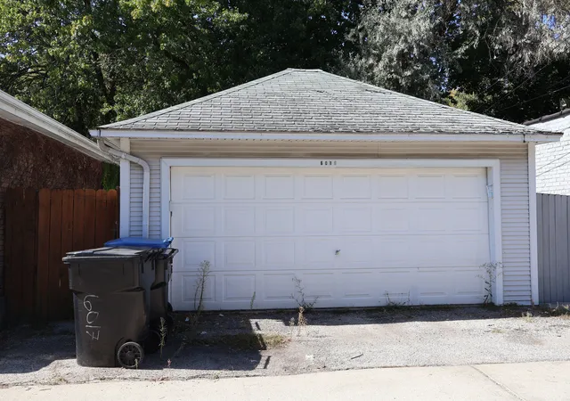 a backyard of a house