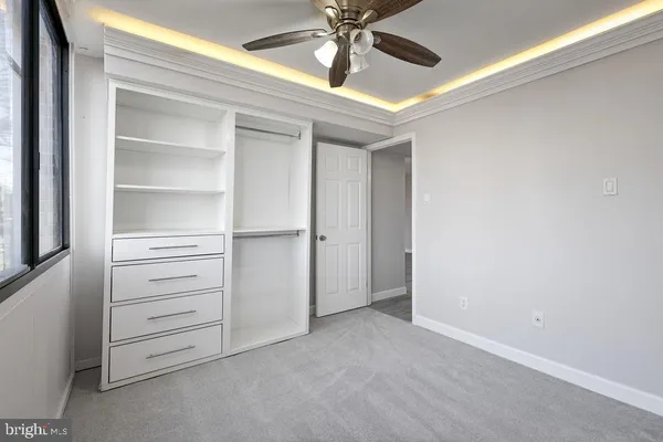 a view of walk in closet