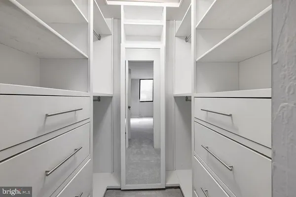 a view of walk in closet