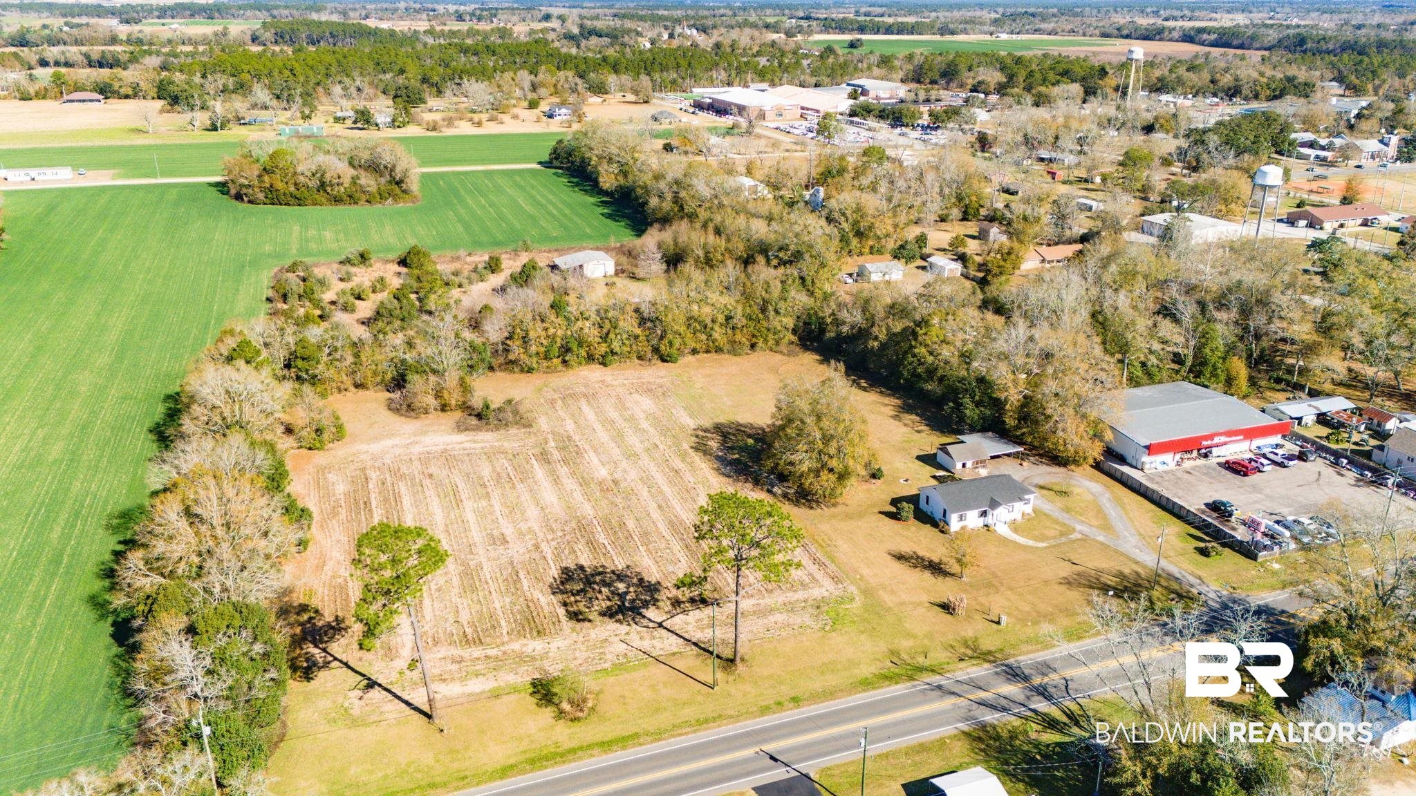 24701 Highway 98 Elberta, AL 36530 - Photo 26 of 32 Aerial view of sparsely populated area