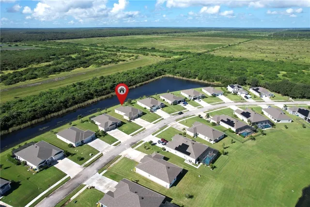 a view of yard with ocean view