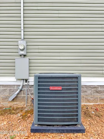 a view of a door of the house
