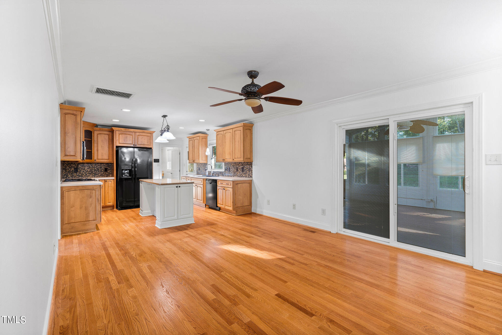 6131 Yellowstone Drive Durham, NC 27713 - Photo 12 of 29 a view of kitchen with wooden floor