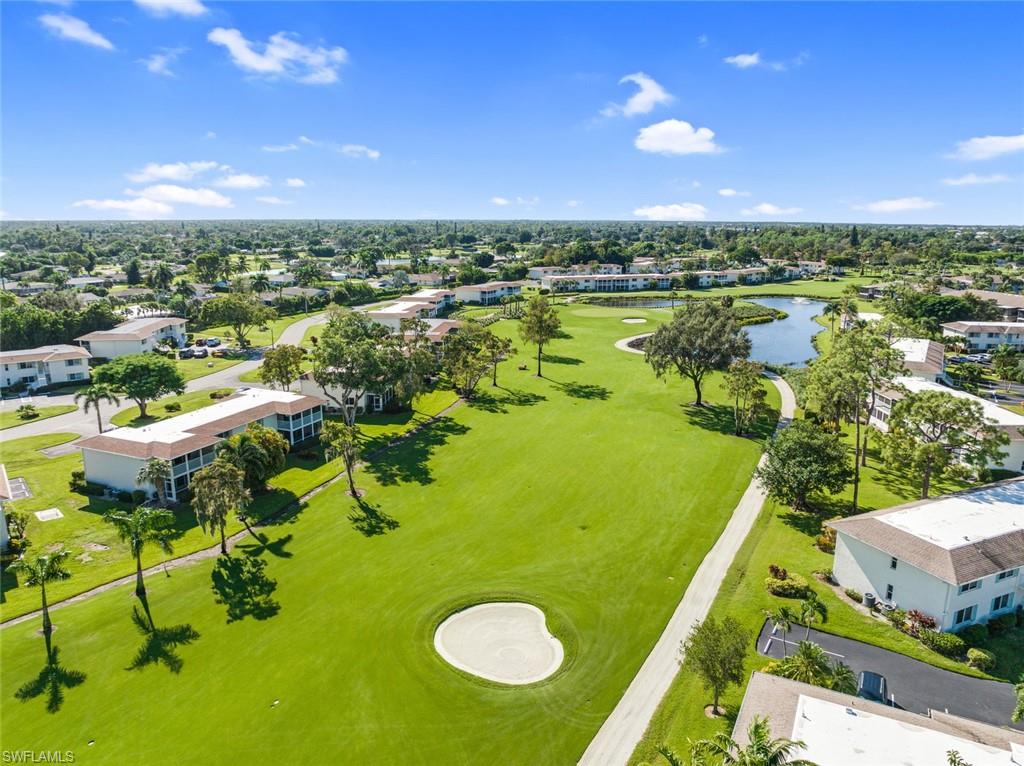100 Winding Way, Unit 4 Naples, FL 34112 - Photo 36 of 50 Drone view of the 17th Fairway.