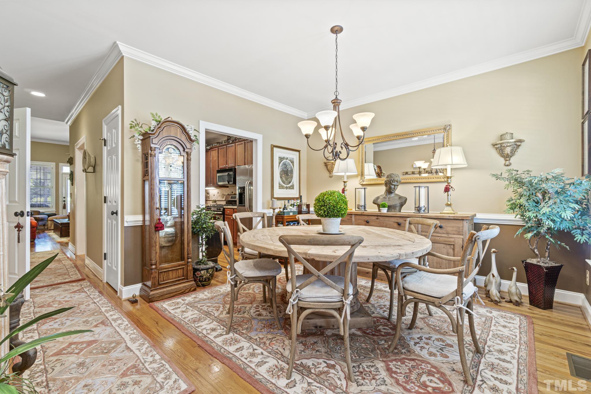 641 Canvas Drive Wake Forest, NC 27587 - Photo 7 of 37 a view of a dining room with furniture