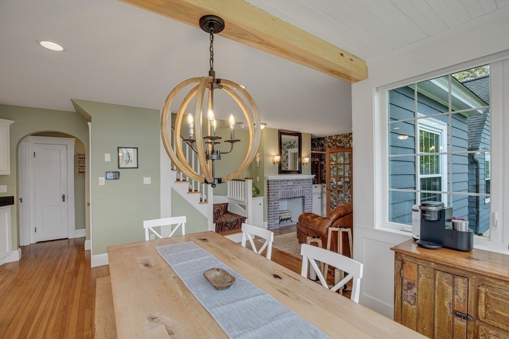 194 Washington Street Boxford, MA 01921 - Photo 11 of 35 a view of a dining room with furniture window and wooden floor