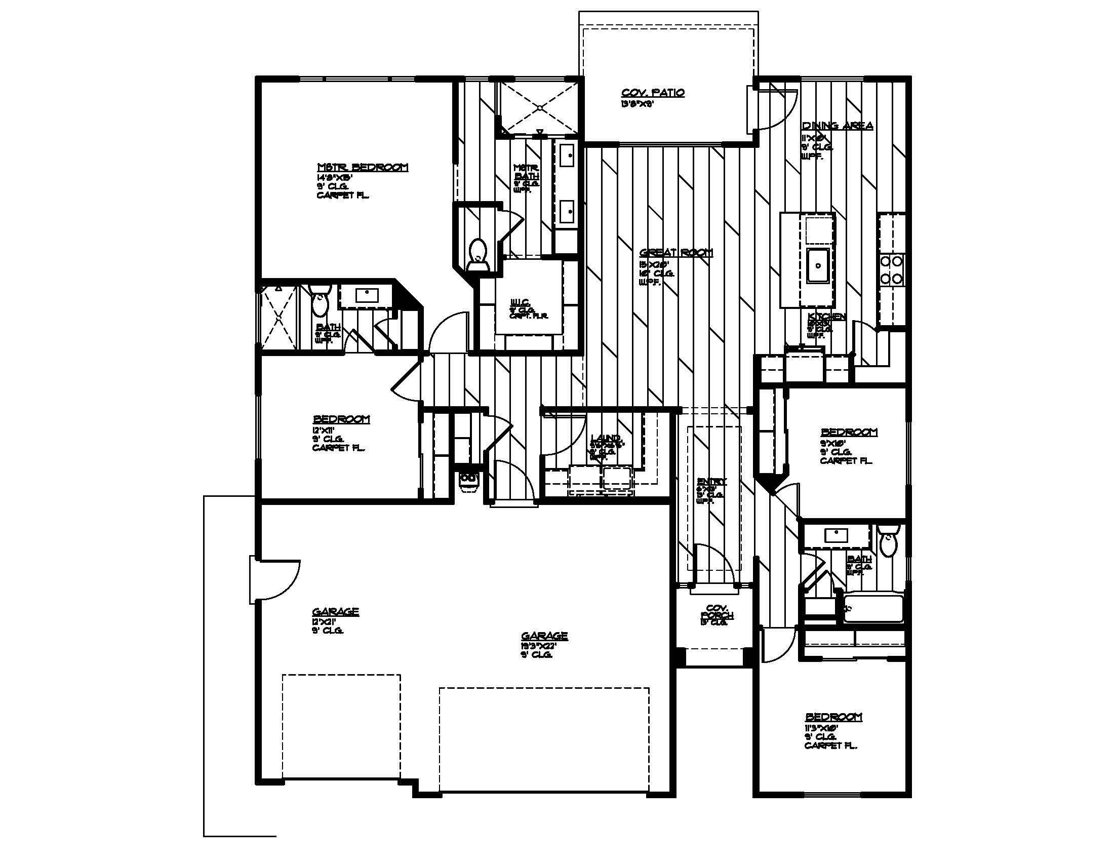 5888 Foothill Rdg Drive St. George, UT 84790 - Photo 29 of 29 DESERT TALUS LOT 102 FLOOR PLAN
