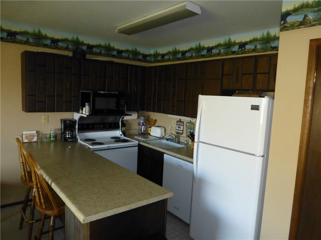 110 Evergreen Road, Unit B303 Dillon, CO 80435 - Photo 4 of 21 a kitchen with a refrigerator and a stove top oven