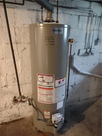 a view of water heater room