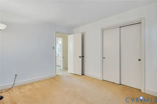 a view of an empty room