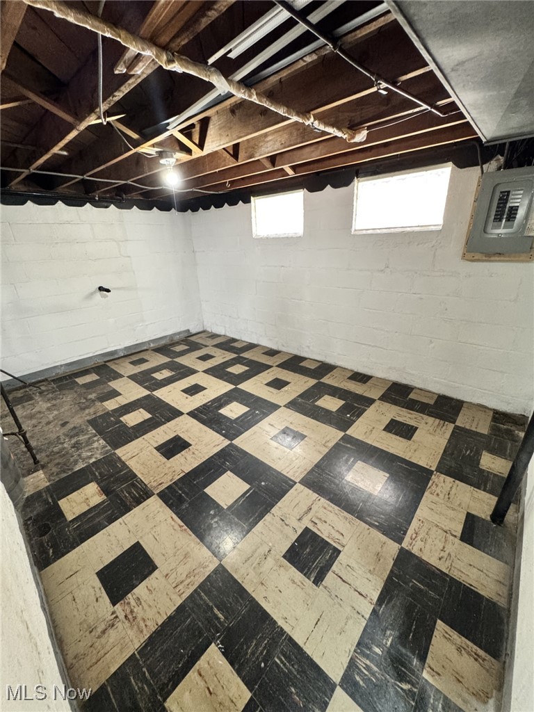 3712 Snow Road Cleveland, OH 44134 - Photo 33 of 40 Basement with tile patterned floors and electric panel