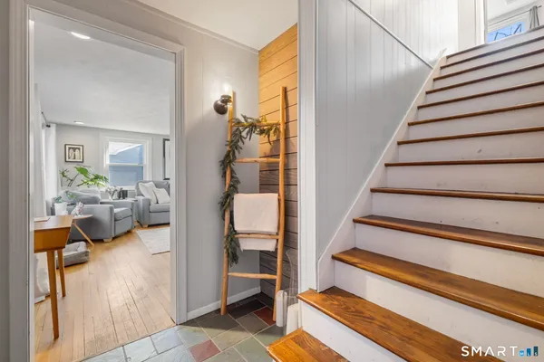 a view of entryway and hall