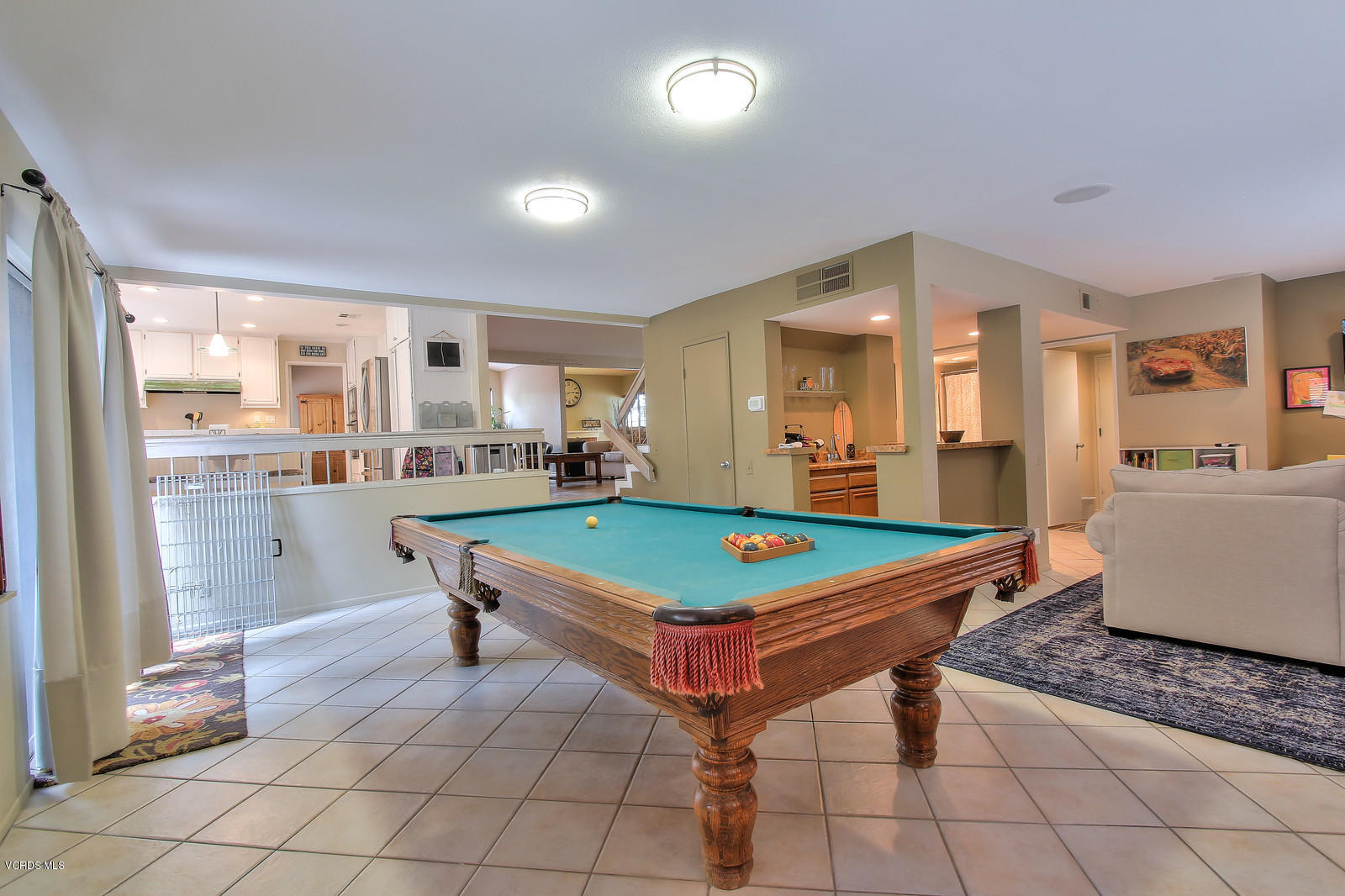 12510 Crystal Ranch Road Moorpark, CA 93021 - Photo 18 of 43 a room with pool table and glass windows