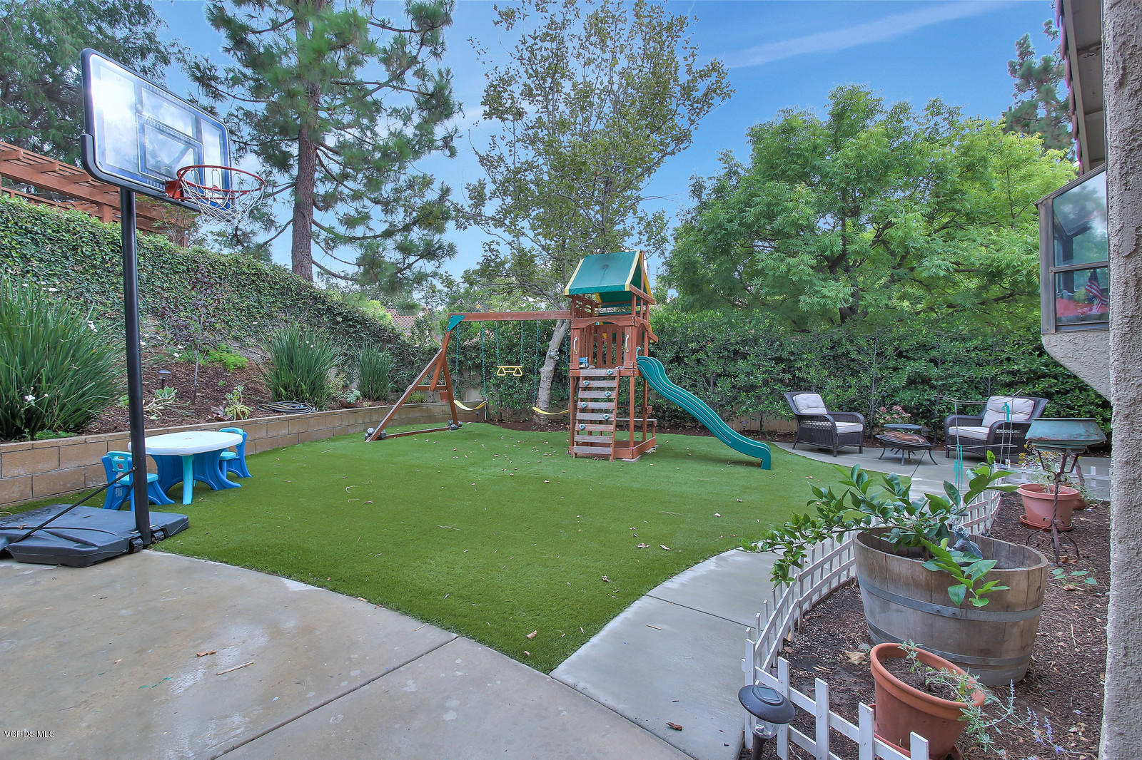 12510 Crystal Ranch Road Moorpark, CA 93021 - Photo 39 of 43 a view of a garden with a slide
