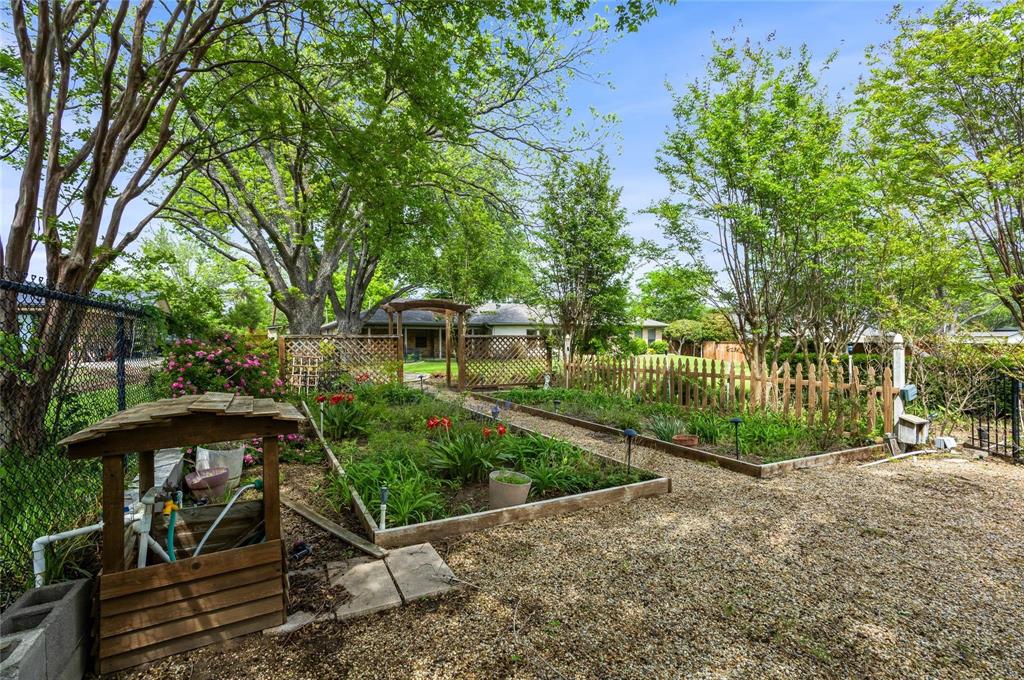 265 East Dove Road Southlake, TX 76092 - Photo 33 of 39 a view of a park with plants and large trees