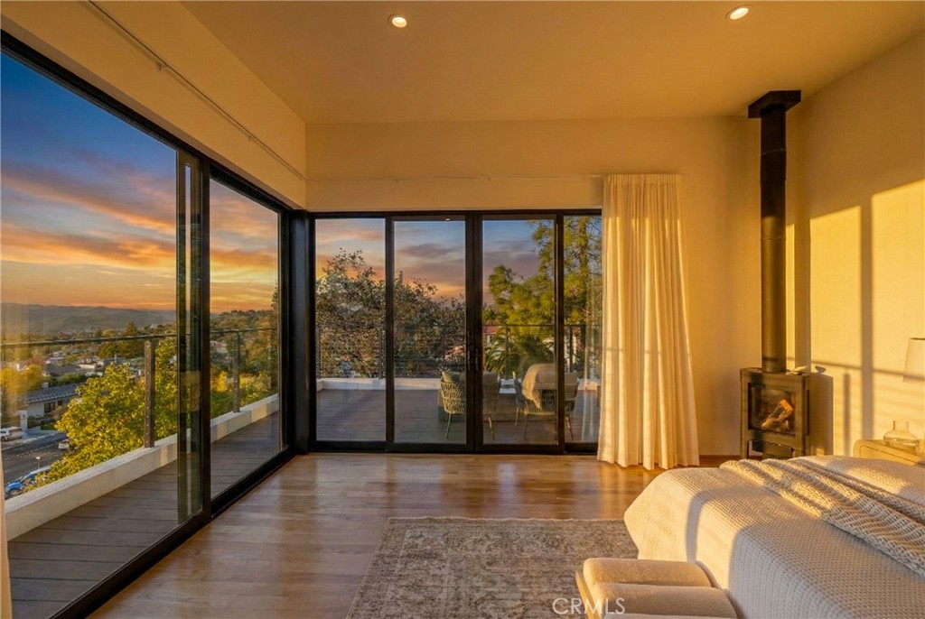 1652 Encino Court San Luis Obispo, CA 93401 - Photo 2 of 45 View from the Primary Suite. (Virtually enhanced sunset)