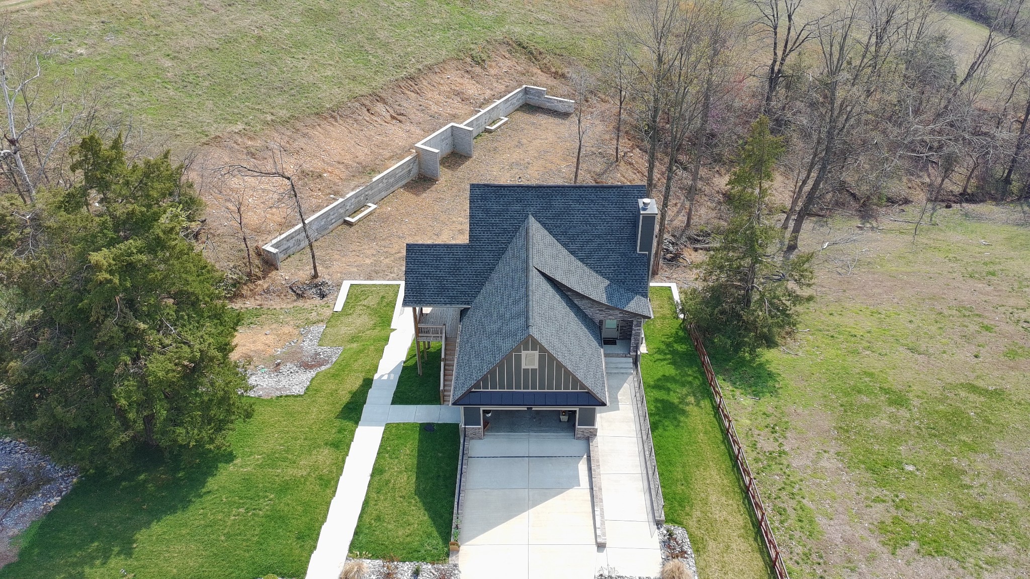 3001 Wixtown Road Westmoreland, TN 37186 - Photo 2 of 30 a aerial view of a house with a yard
