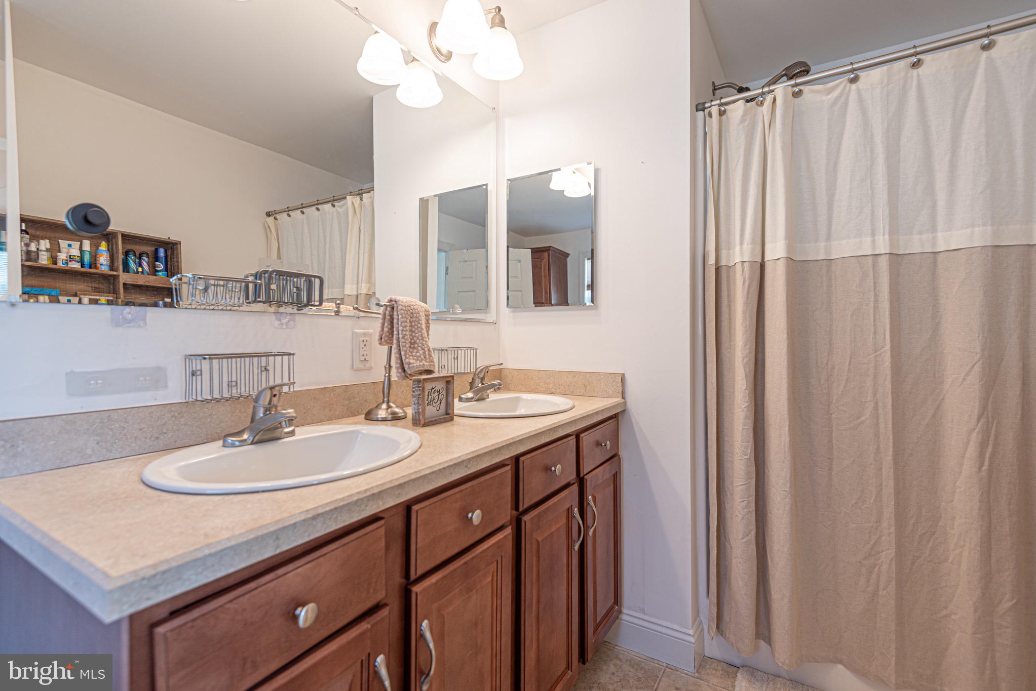 12740 Jarvis Road Bishopville, MD 21813 - Photo 29 of 47 a bathroom with a sink vanity and a mirror