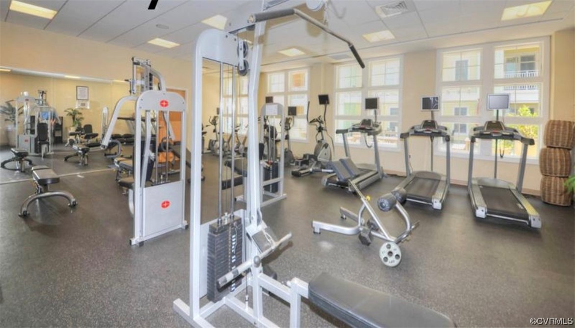 3738 Sandpiper Road, Unit 108B Virginia Beach, VA 23456 - Photo 30 of 31 a view of a room with gym equipment