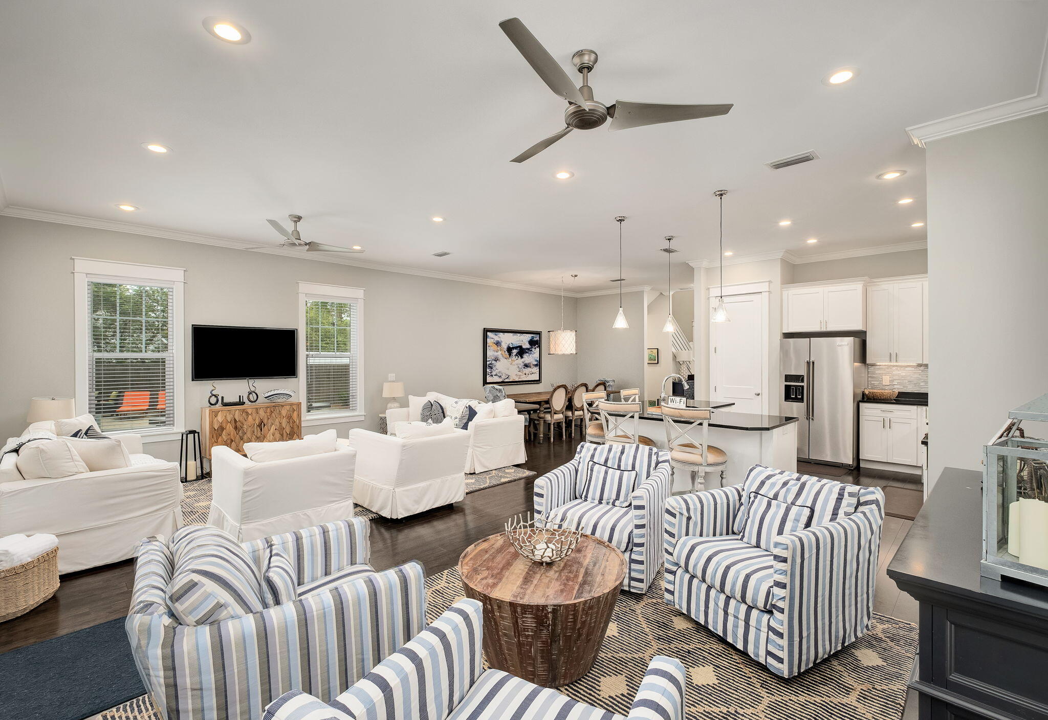 2846 South County Highway 395 Santa Rosa Beach, FL 32459 - Photo 2 of 19 a living room with furniture kitchen view and a window