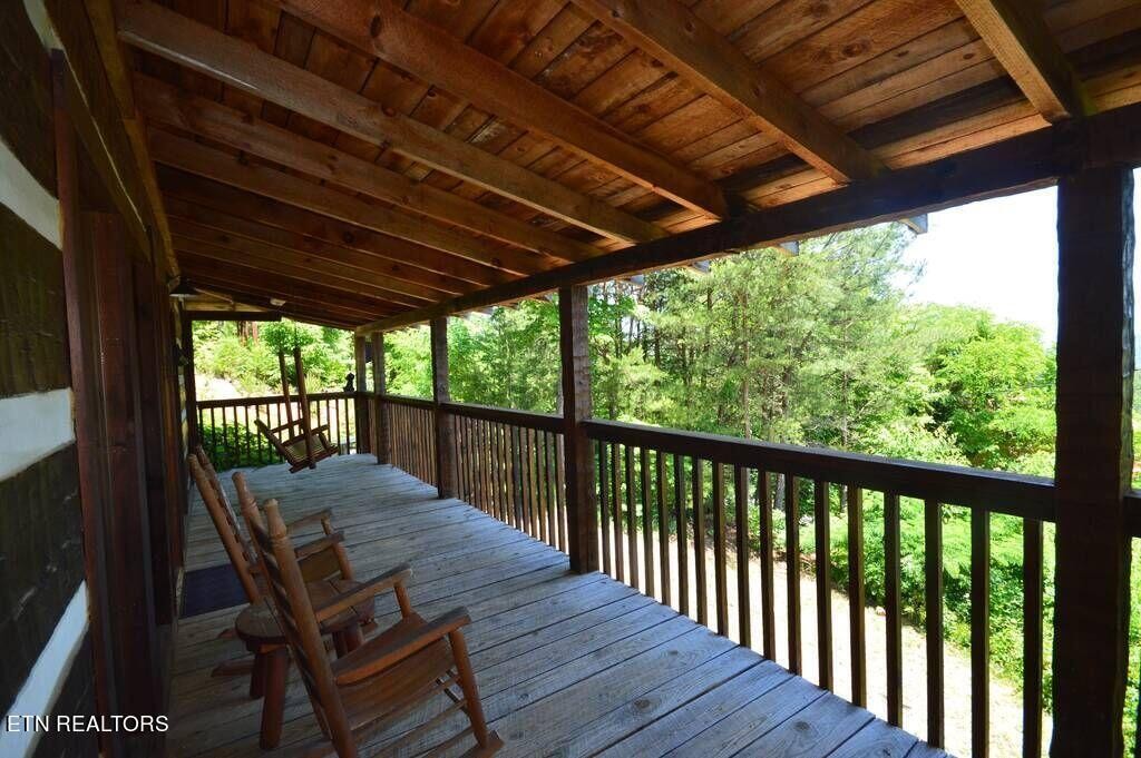 2165 Rising Fawn Way Sevierville, TN 37862 - Photo 23 of 24 a view of a two chairs in the balcony