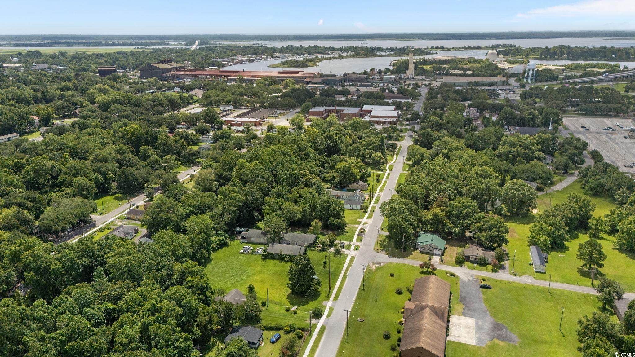 1821 Hawkins Street Georgetown, SC 29440 - Photo 14 of 40 Aerial view of a nearby body of water