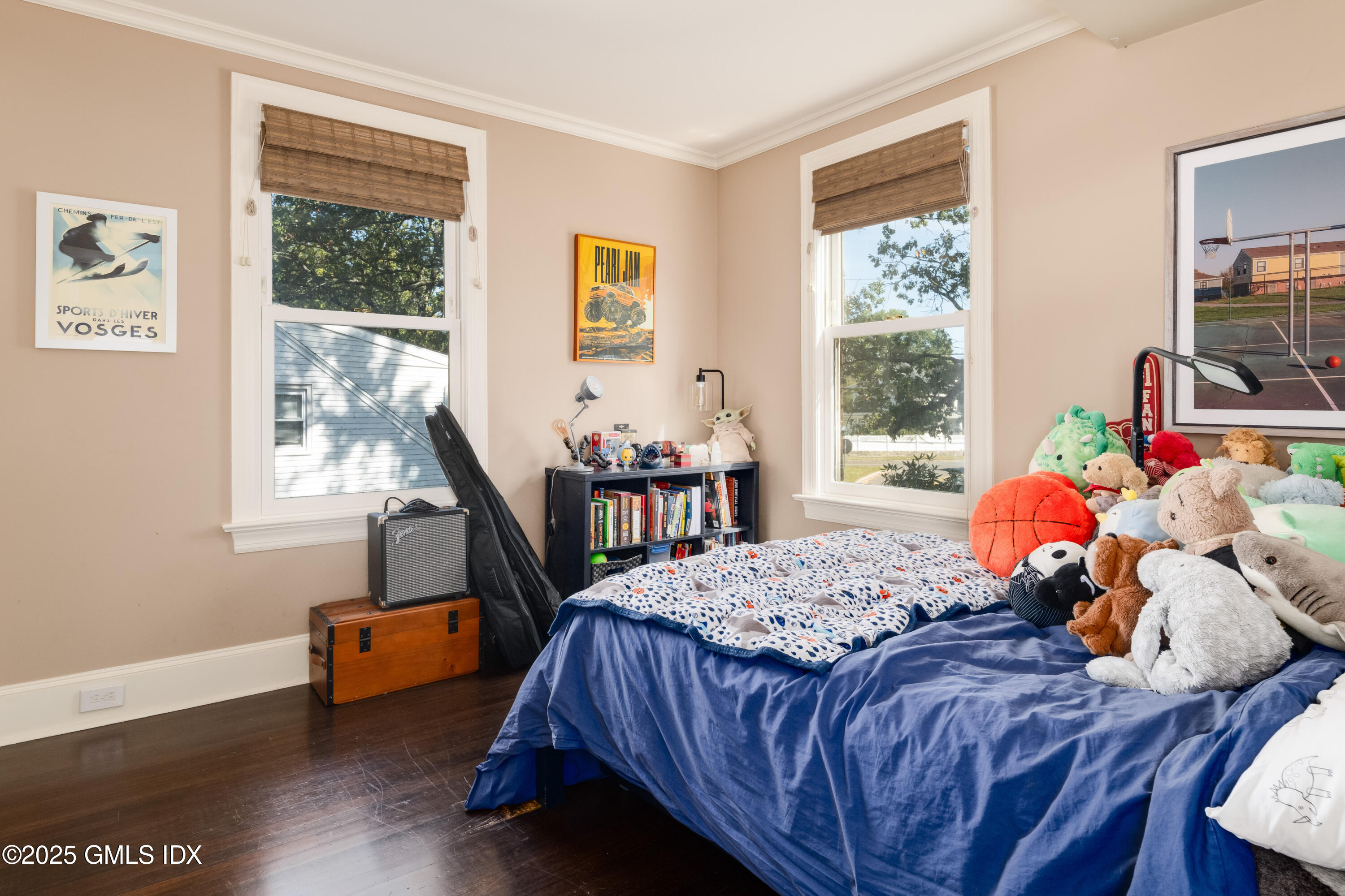 76 Sinawoy Road Cos Cob, CT 06807 - Photo 14 of 23 a bedroom with a bed and windows