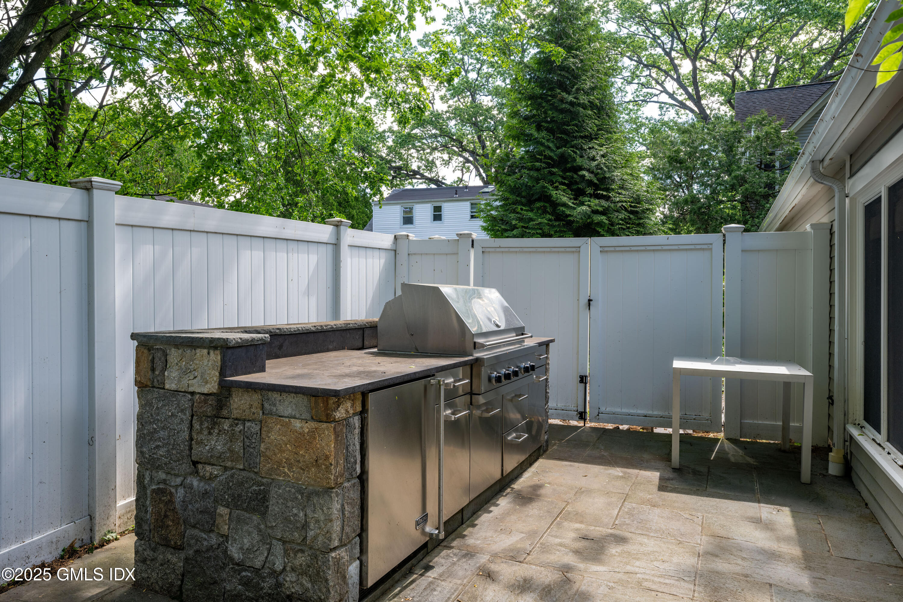 76 Sinawoy Road Cos Cob, CT 06807 - Photo 19 of 23 a view of barbeque outdoor kitchen outdoor seating area