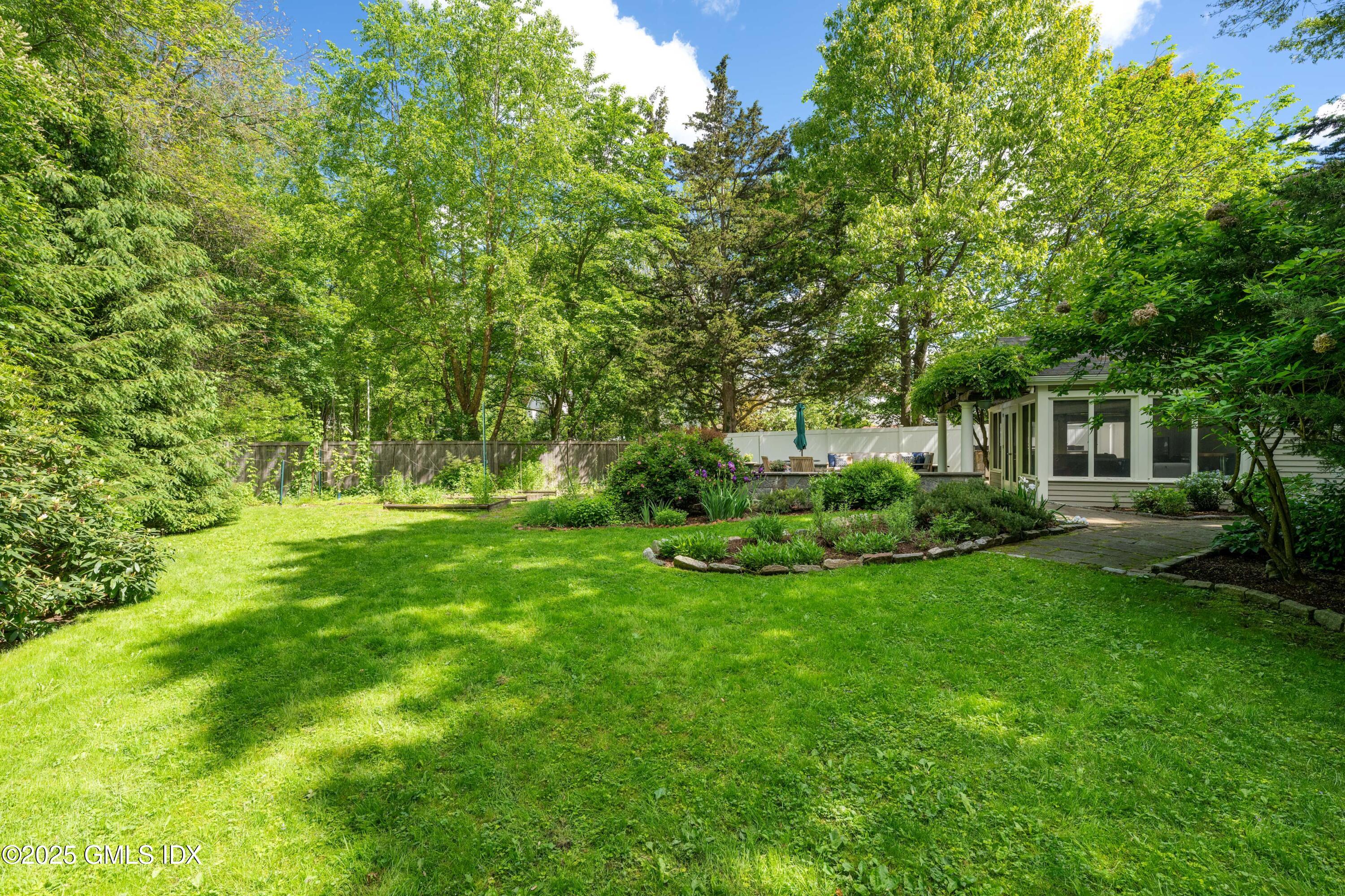 76 Sinawoy Road Cos Cob, CT 06807 - Photo 2 of 23 a view of garden with trees