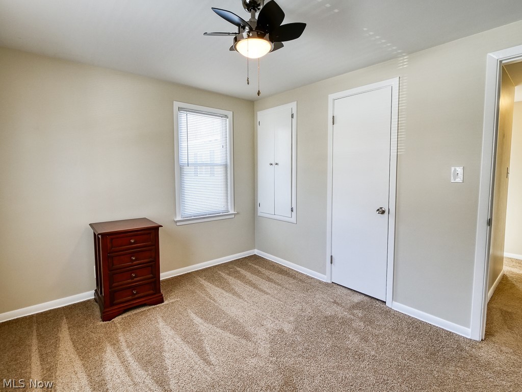 3844 Severn Road Cleveland Heights, OH 44118 - Photo 28 of 35 Third bedroom, neutral fresh painted walls and newer carpeting.