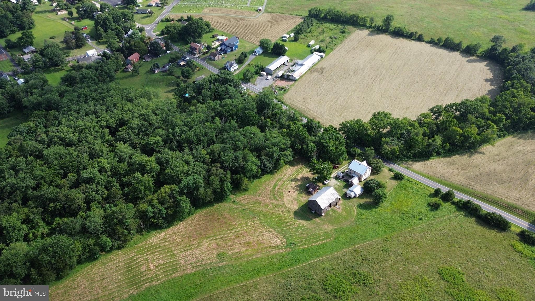 2209 Keysville Frederick Co Road Keymar, MD 21757 - Photo 122 of 150 an aerial view of a house with yard swimming pool and outdoor seating