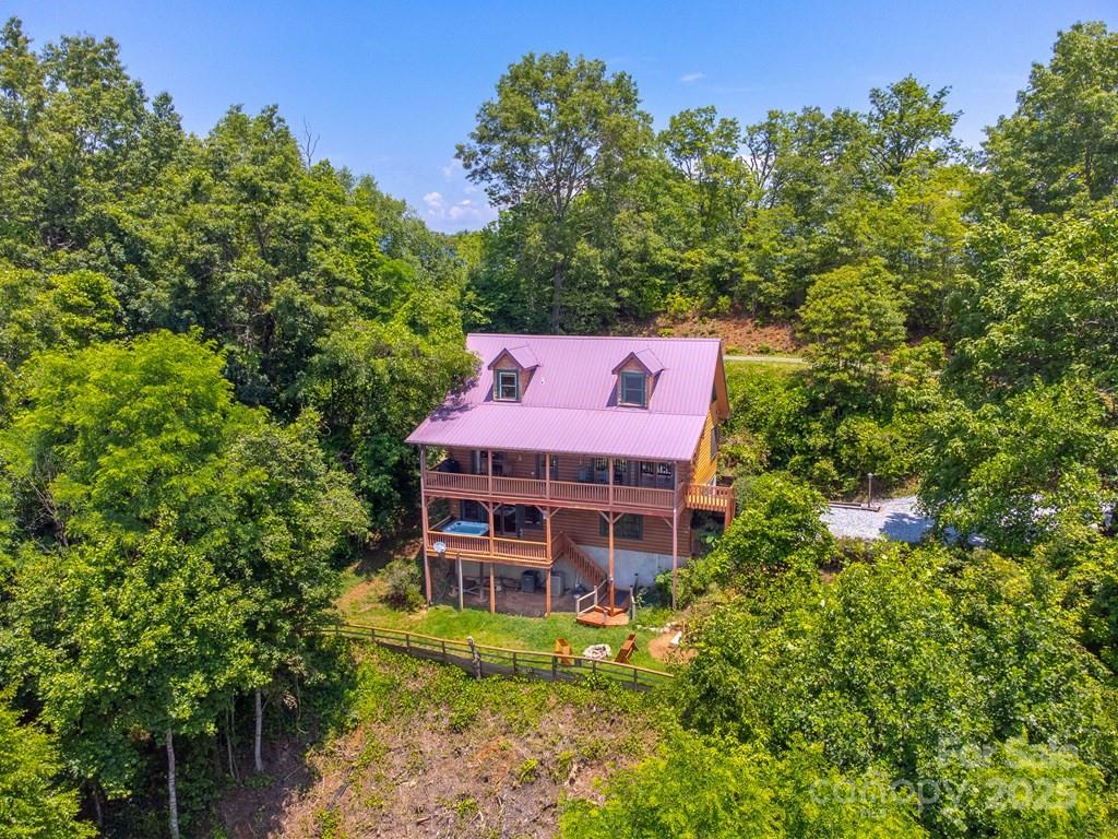561 Signal Ridge Sylva, NC 28779 - Photo 46 of 48 an aerial view of a house with a yard