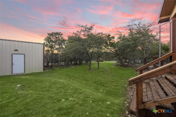 a view of a garden