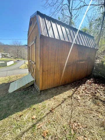 a childrens park with lots of green space