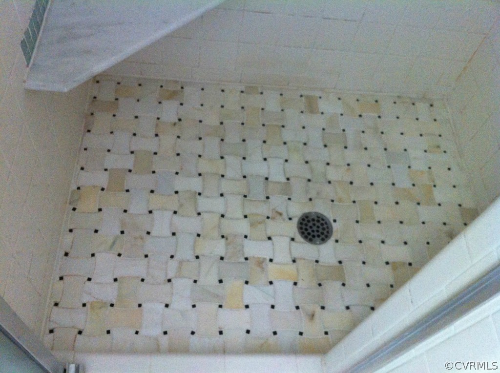 1231 Coalfield Road Midlothian, VA 23114 - Photo 9 of 12 a bathroom with a black white checkered floor