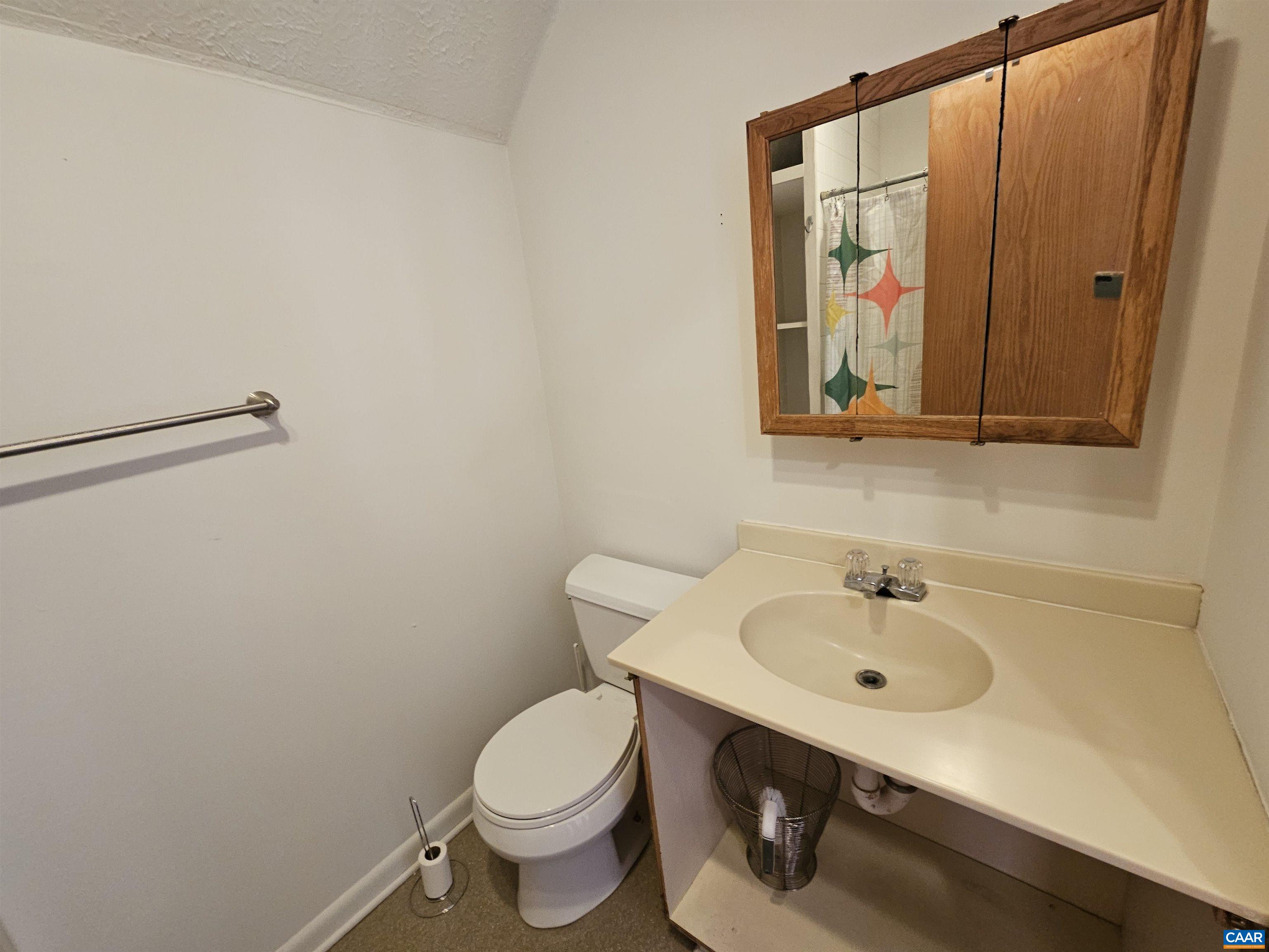 1859 Manteo Road Buckingham, VA 23921 - Photo 21 of 46 a bathroom with a sink a toilet and mirror