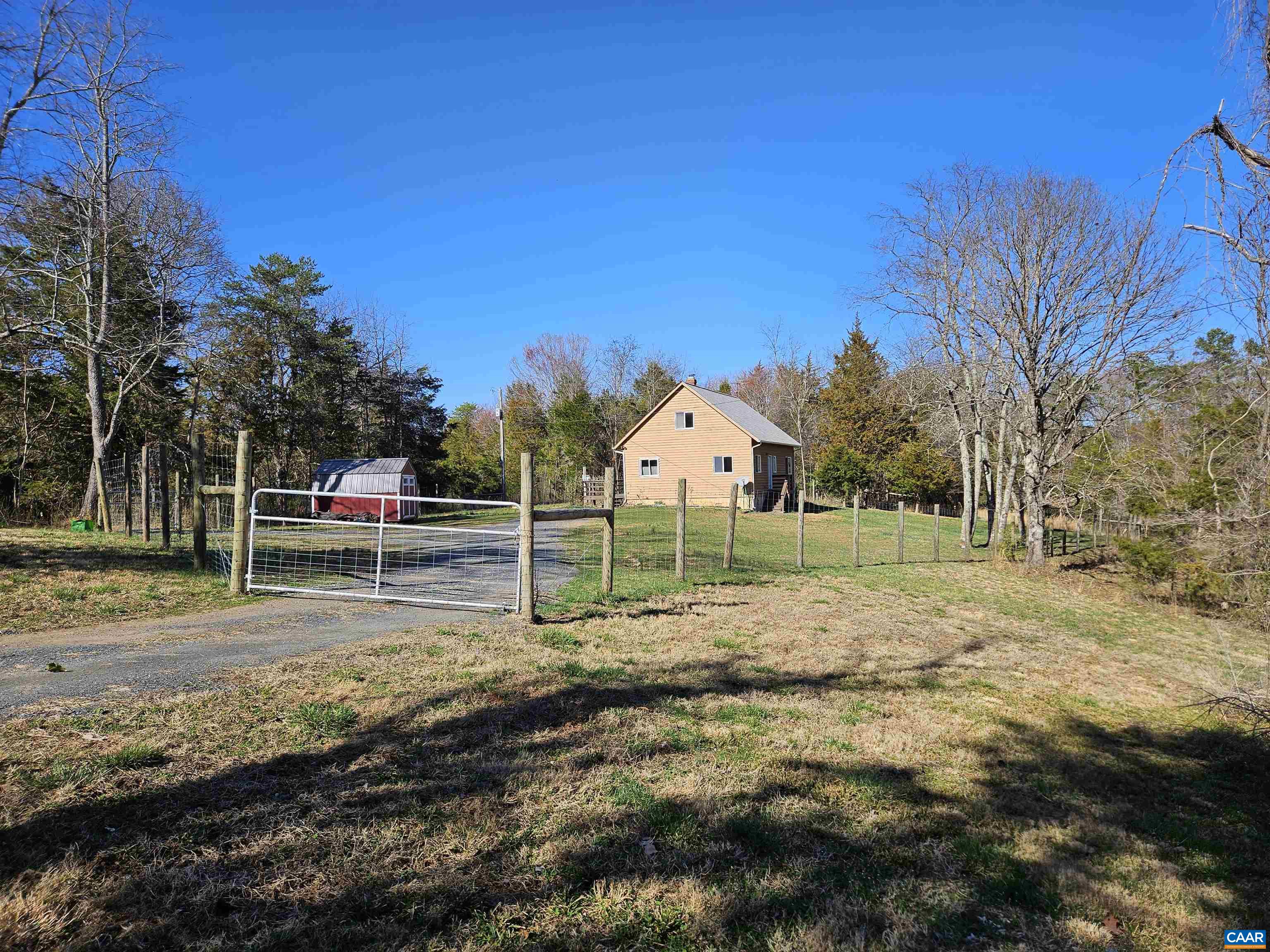 1859 Manteo Road Buckingham, VA 23921 - Photo 44 of 46 a view of a backyard with large trees