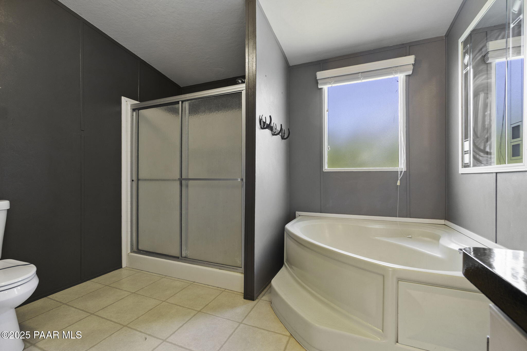 18125 East Roper Way Dewey, AZ 86327 - Photo 28 of 63 a bathroom with a bathtub and a toilet