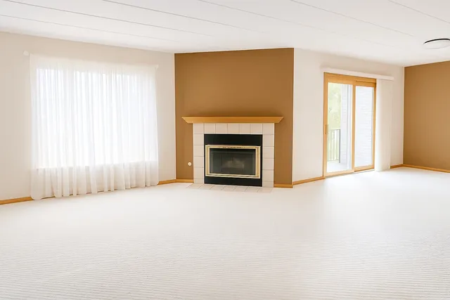 a view of empty room