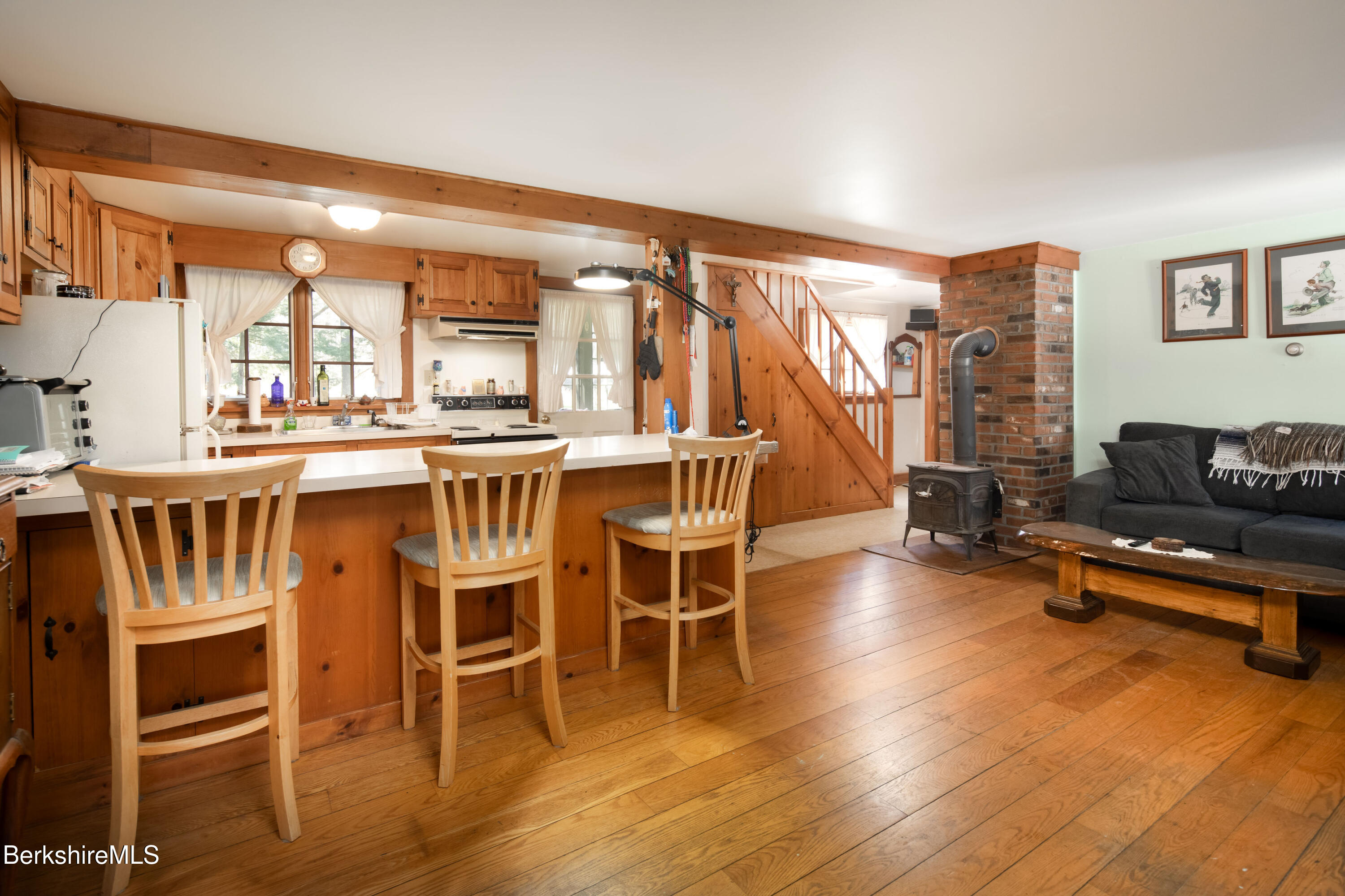 25 Sheffield Road Egremont, MA 01230 - Photo 65 of 73 Carriage House Kitchen:Livingroom