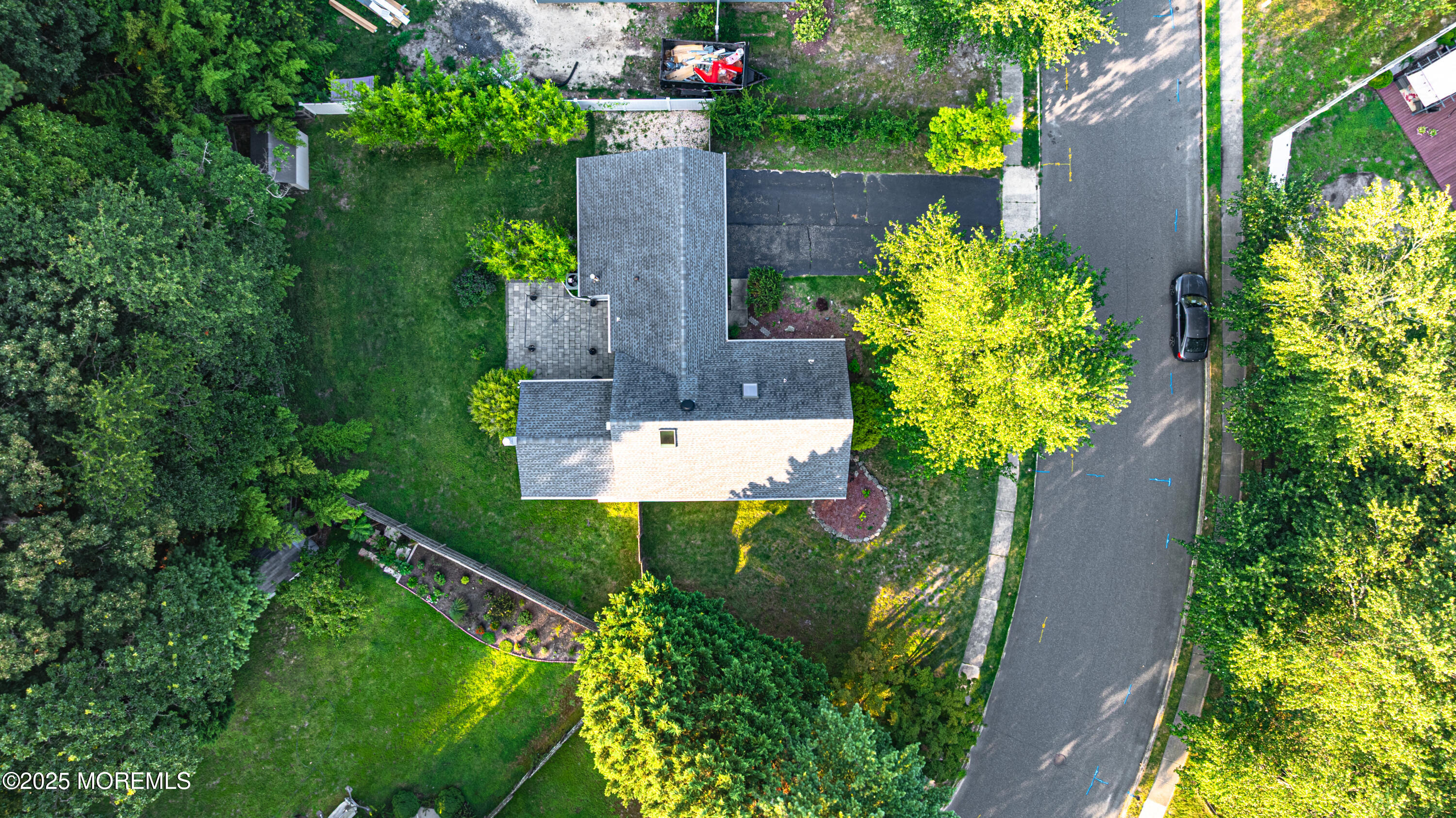 61 Berkshire Drive Howell, NJ 07731 - Photo 6 of 43 an aerial view of a house with a yard basket ball court and outdoor seating