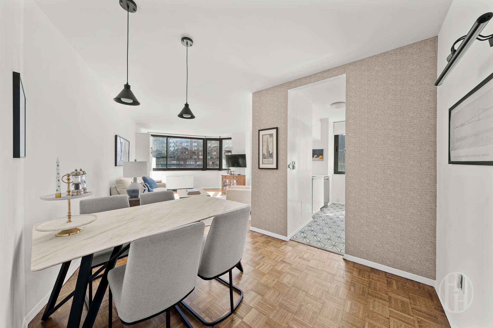 2000 Broadway, Unit 7H Manhattan, NY 10023 - Photo 8 of 13 a view of a dining room with furniture
